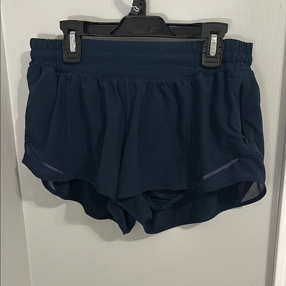 Hotty Hot lululemon Navy Blue Shorts 2.5” - Picture 1 of 3